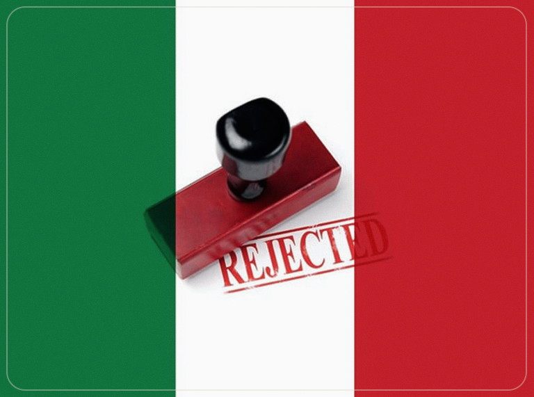 دلایل ریجکت شدن ویزای ایتالیا