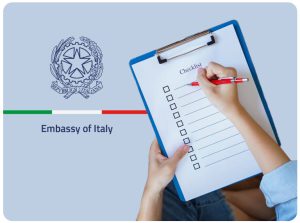 چک لیست سفارت ایتالیا